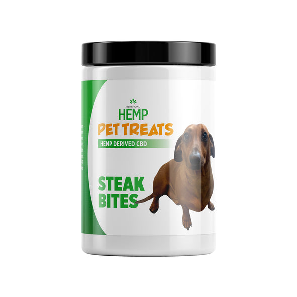 Beneficial Hemp CBD Pet Treats/ Steak Bites
