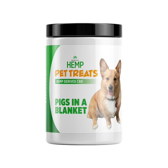 Beneficial Hemp CBD Pet Treats/ Pigs In A Blanket